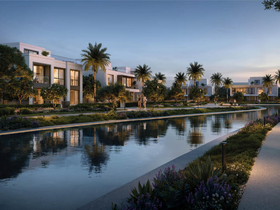 A home in a quiet villa community
