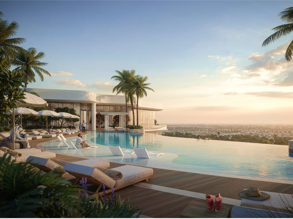 Residences with pools, greenery and room to live